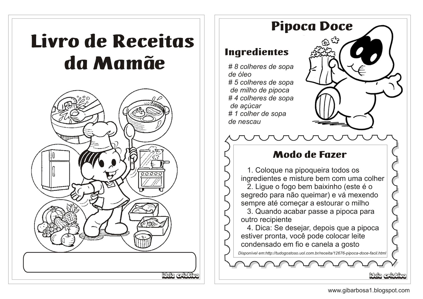 Livro de Receita Dia das Mães Ideia Criativa | Ideia Criativa - Gi