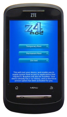 Root στο zte racer.