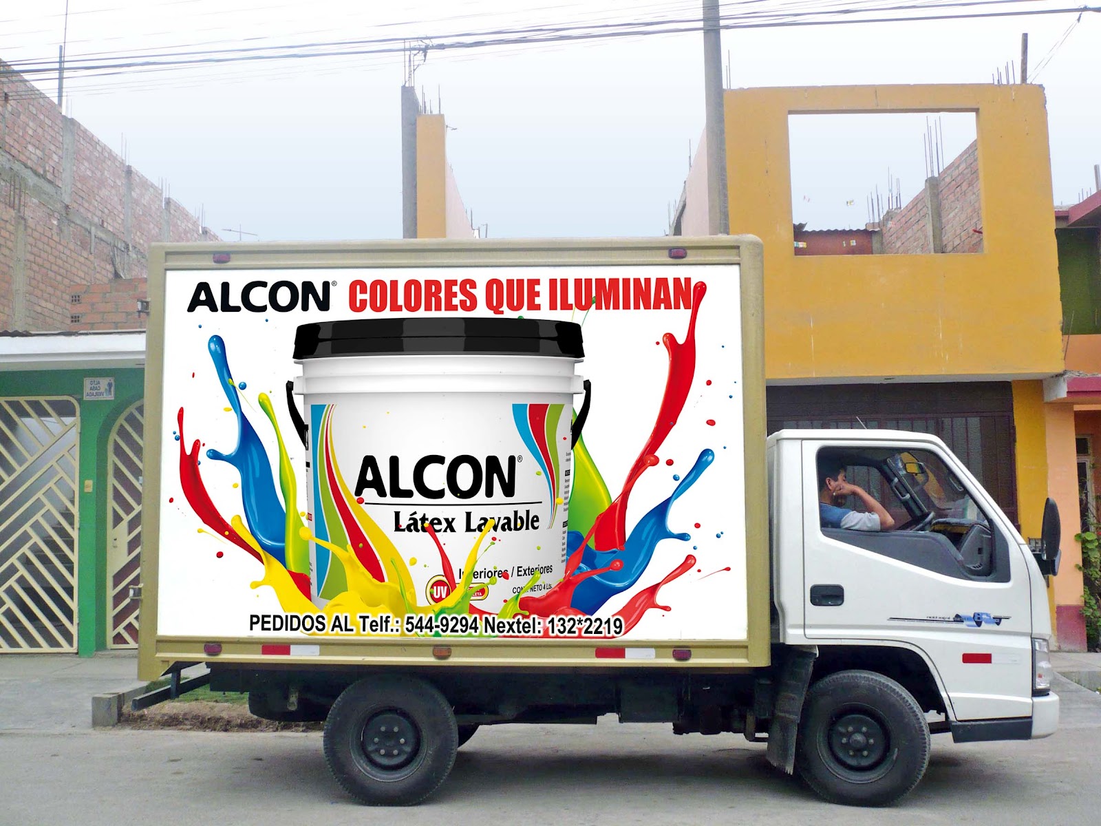 MARCAJE DE FLOTA PARA PINTURAS ALCON ~ Arte, Diseño y Publicidad