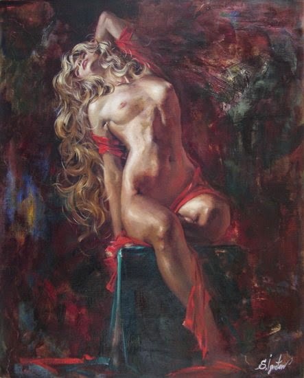 Sergey Ignatenko pinturas mulheres sensuais seminuas