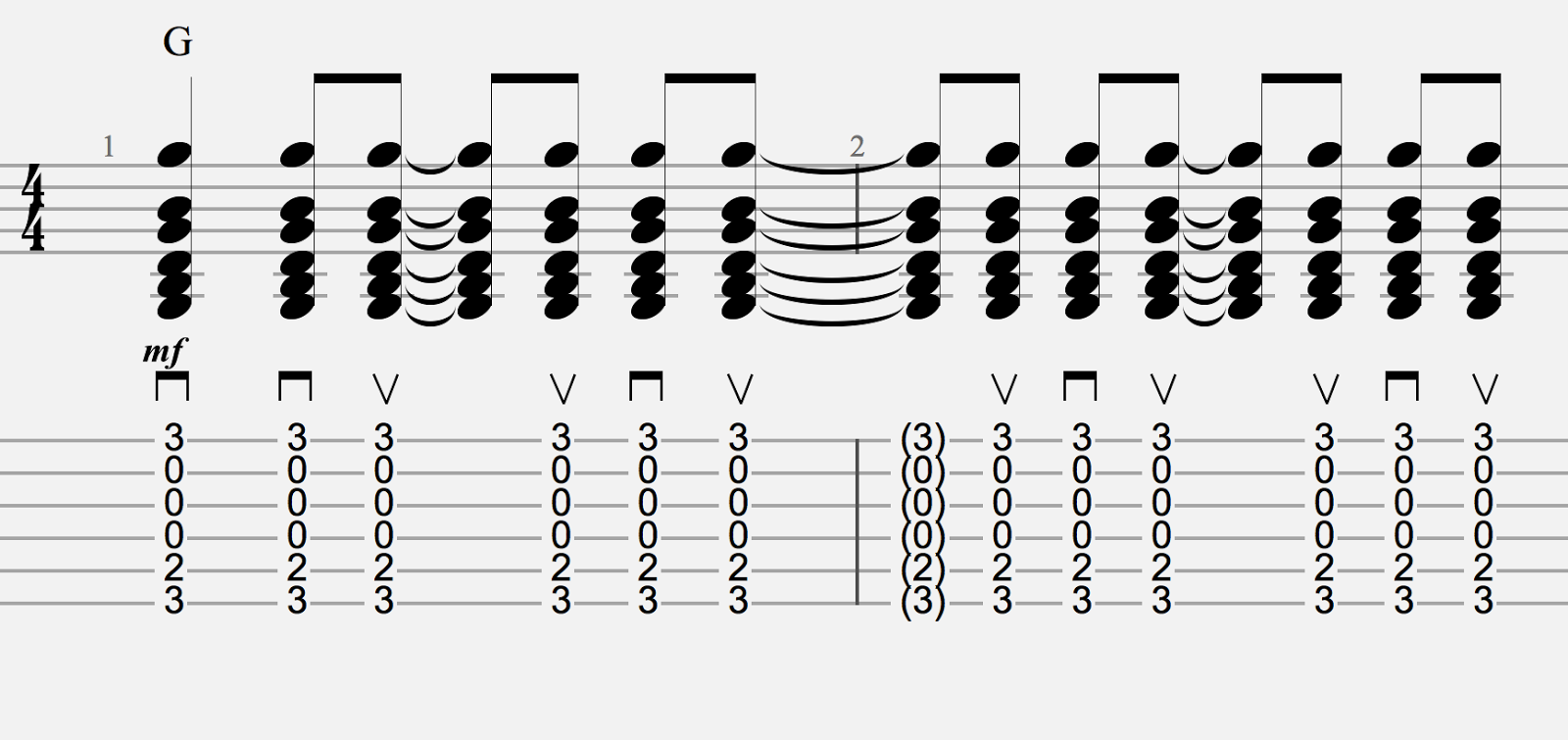Beginner strumming patterns Pt.3 Classic ‘Run to you’ pattern JS