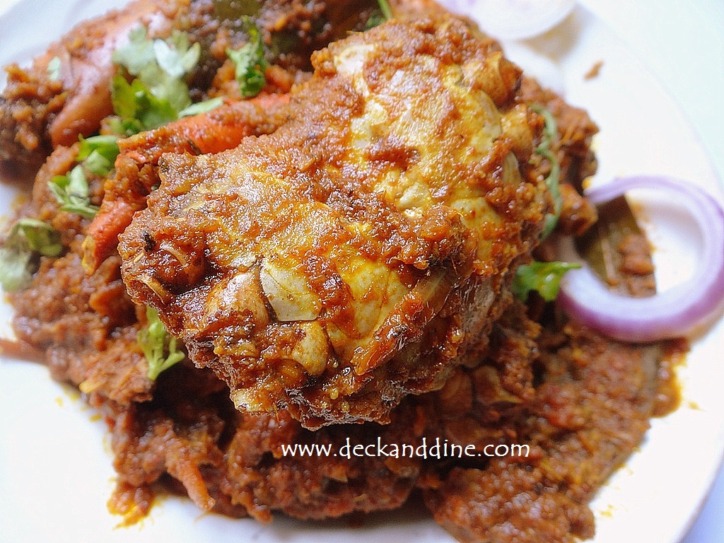 Goan Crab Masala (Crab Xacuti) Recipe with Step by Step Pictures Deck and Dine