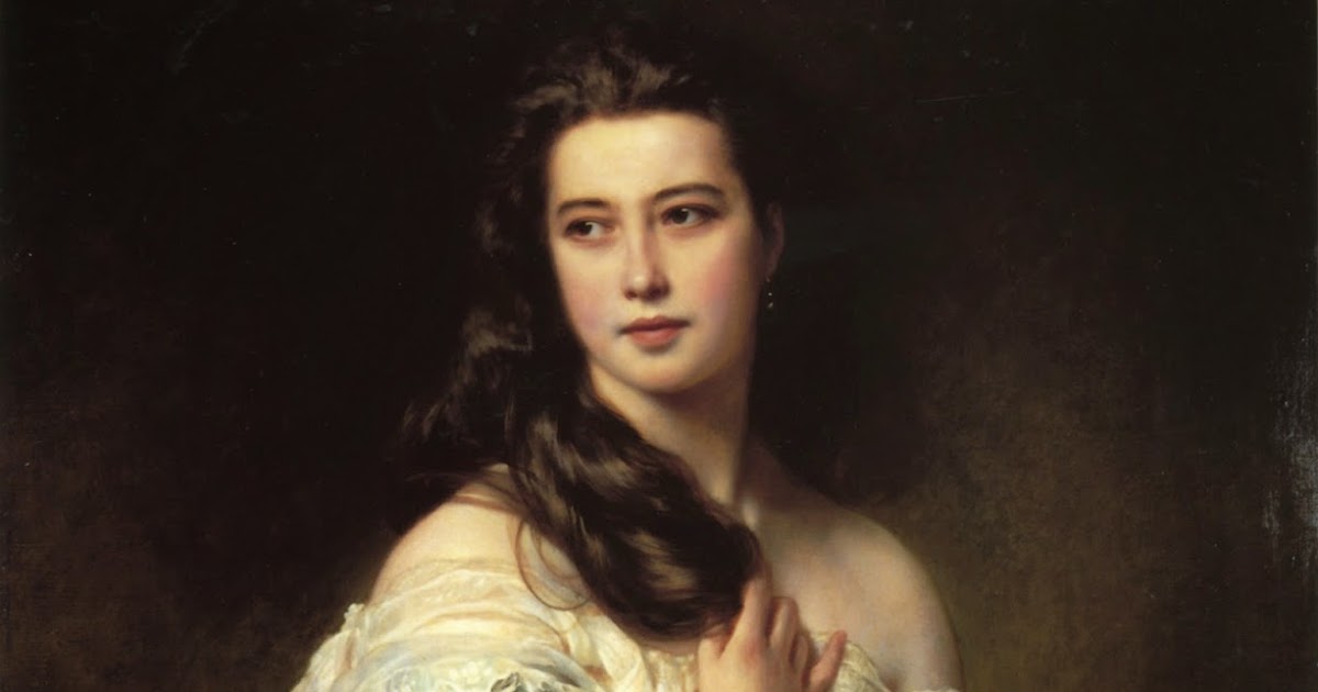 Franz Xavier Winterhalter Portrait of Madame Barbe de Rimsky Korsakov