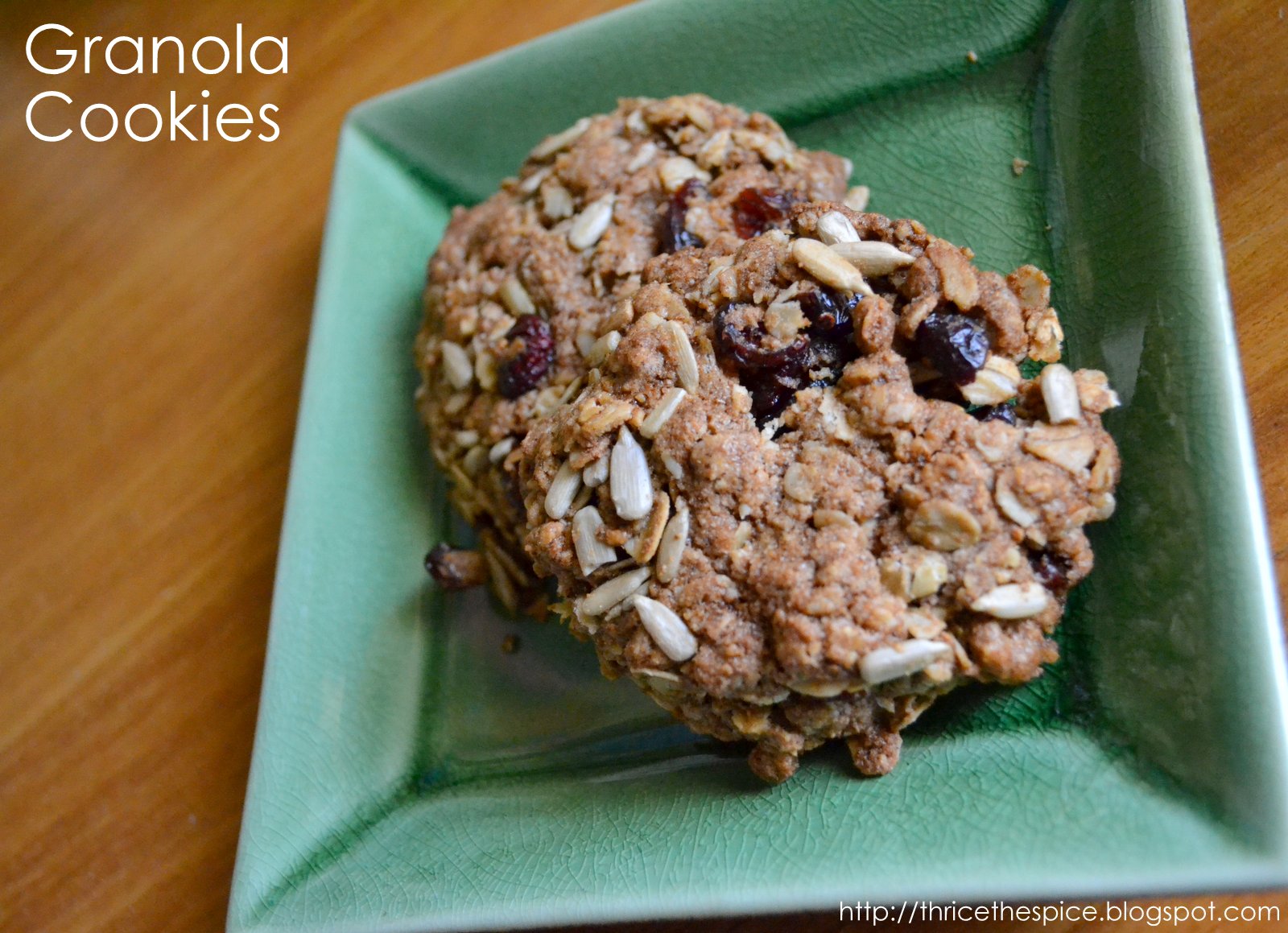 ThriceTheSpice Granola Cookies