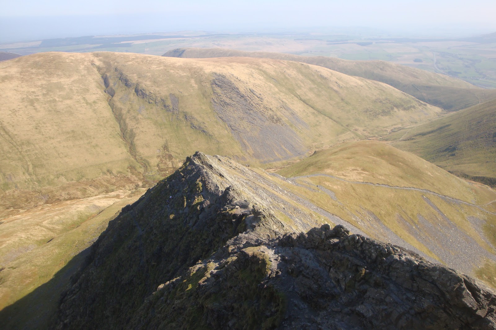 Blencathra via Sharp Edge Walk with route map & photos one of the