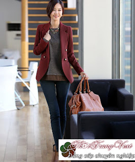 với kiểu ao vest nữ cong sở thời trang vest vest ao vest