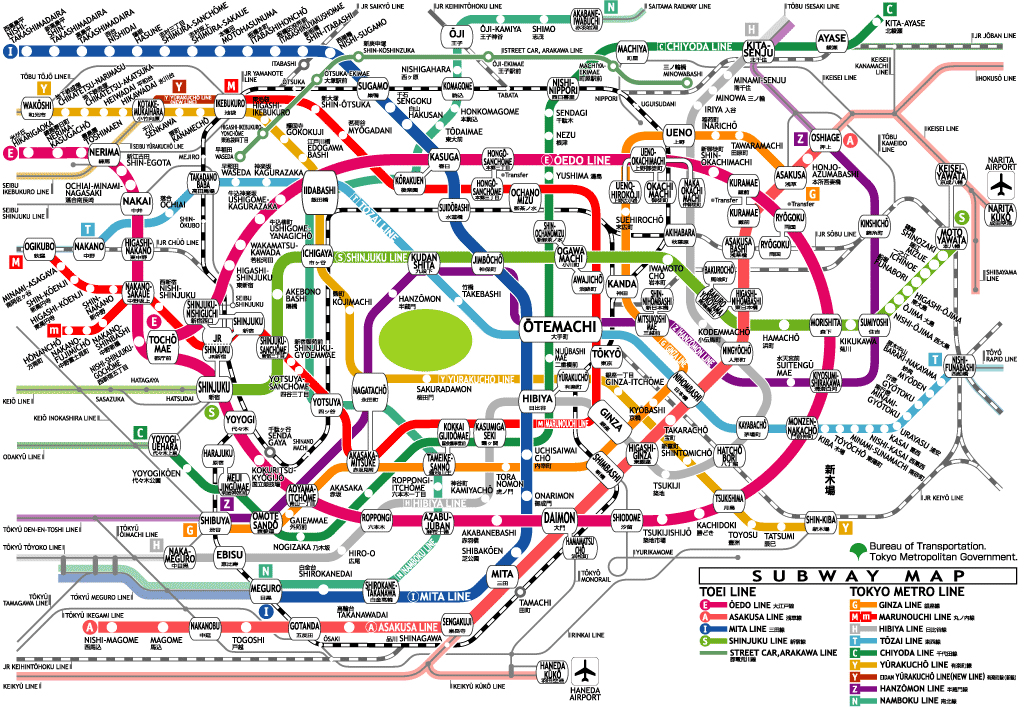 Metro Map Pictures Tokyo Metro Map Details Pictures