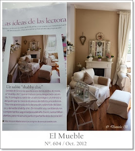 Mein Wohnzimmer in der Wohnzeitschrift "EL MUEBLE"