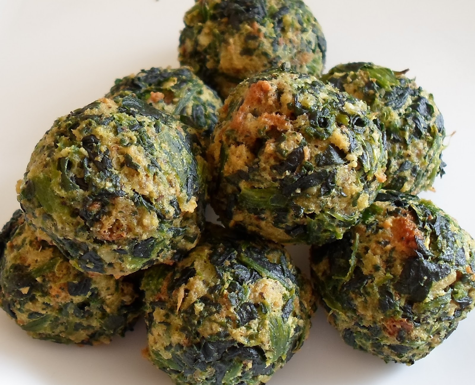 Happier Than A Pig In Mud Spinach and Stuffing Balls Appetizer