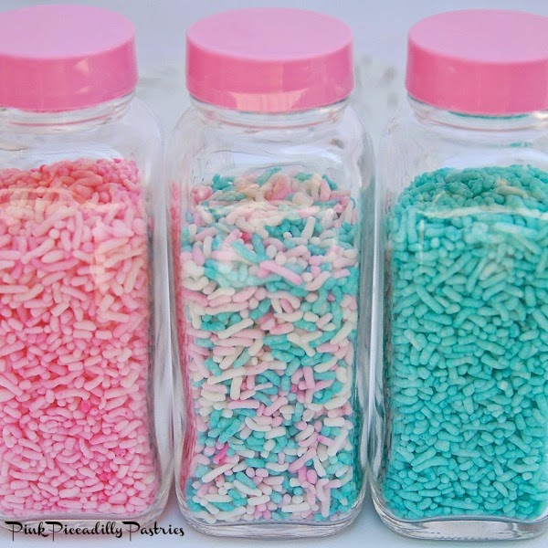 Pink Piccadilly Pastries DIY Sprinkles & Adorable Retro Sprinkle Bottles