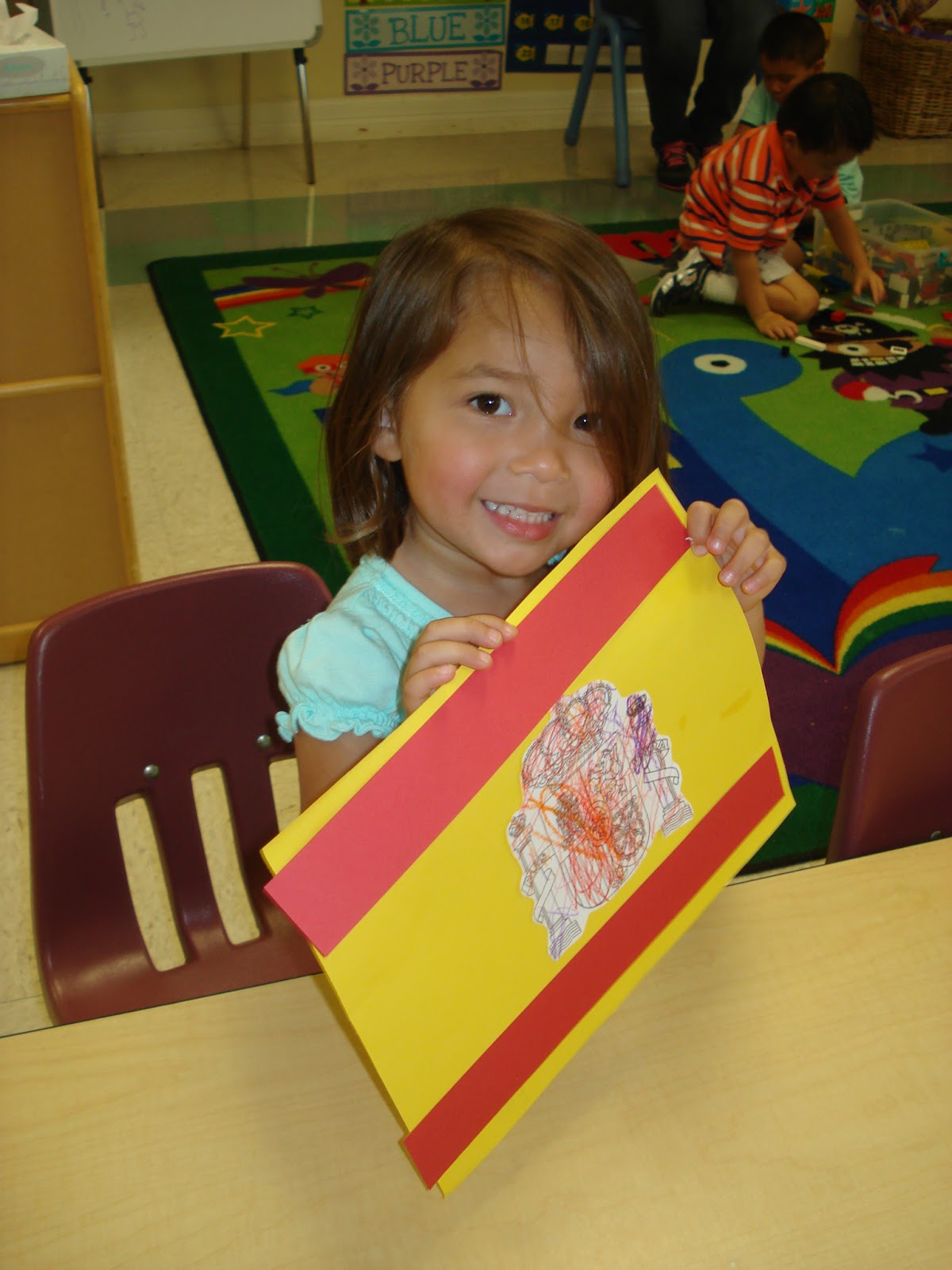 Pre K Sweet Peas Spinning into Spain