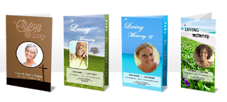 funeral leaflets and templates