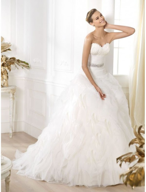 wedding dress with ruffles wedding dress with ruffles