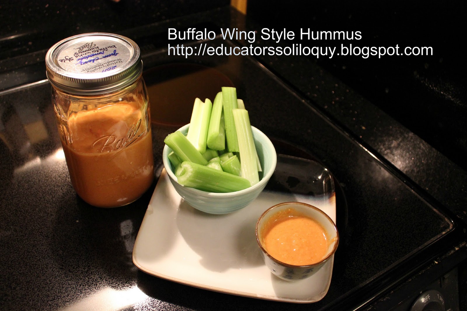 Educator's Soliloquy A busy day of recipes Buffalo Wingstyle Hummus