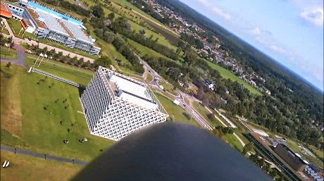 Flight over WU campus