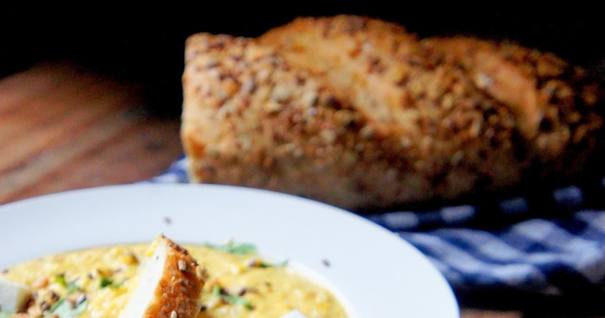 Let's talk food My ThreeCheese Bread soup!!! Going nuts