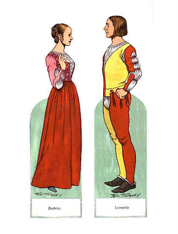 renaissance paper dolls