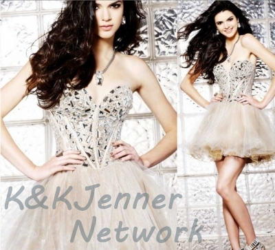 Kendall Jenner Dress Model on Of Prom Dresses Has A New Model  Kendall Jenner  Our Favorite Model