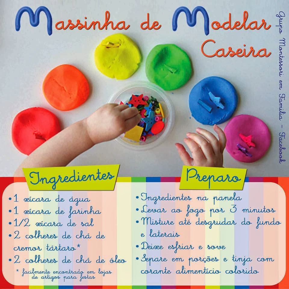 Amis por Kel Berringer Massinha de modelar caseira... [Filhos]