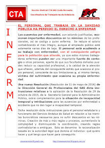 EL PERSONAL QUE TRABAJA EN LA SANIDAD PÚBLICA HA PERDIDO EL DERECHO A ENFERMAR