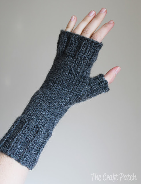 The Craft Patch: Knitted Fingerless Gloves