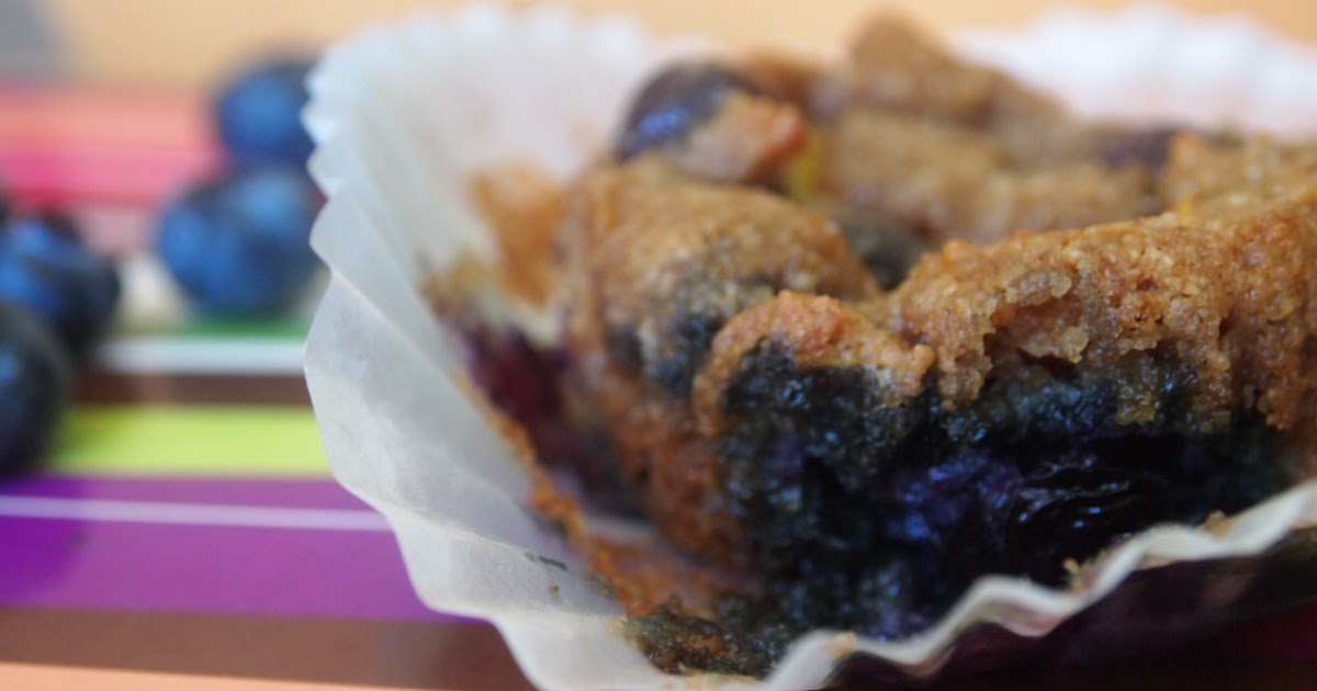 OmNomLove Vegan Blueberry Peach Muffins