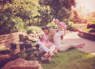 Me, my husband Andrew and our daughters Abbey and Allie