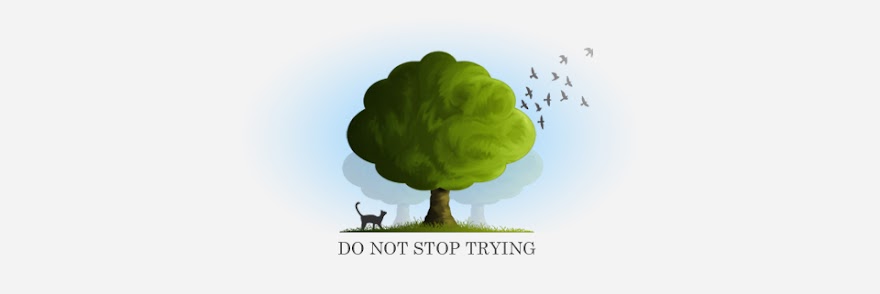 Do not stop trying