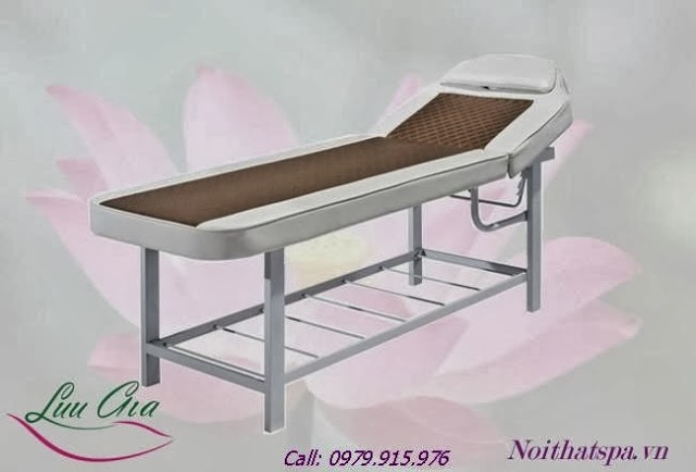 Giường massage khung sắt + Inox