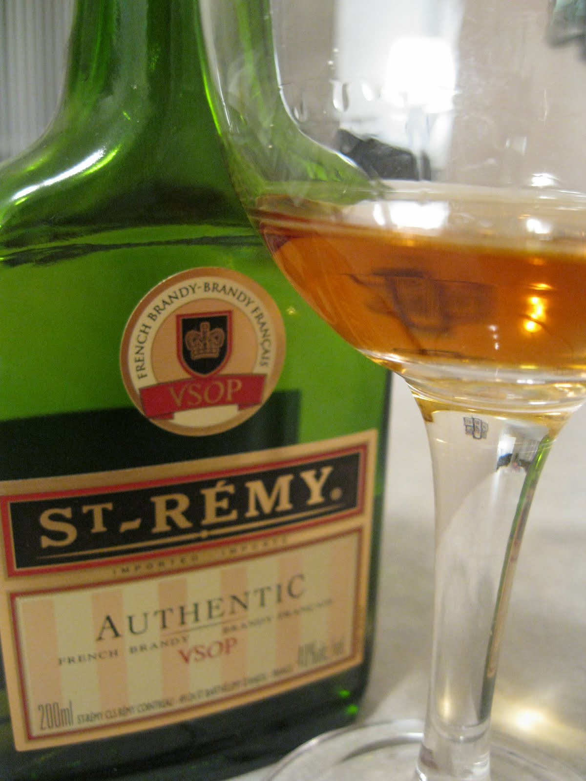 On Pickles and White Truffles Day 9 VSOP Brandy from St. Remy