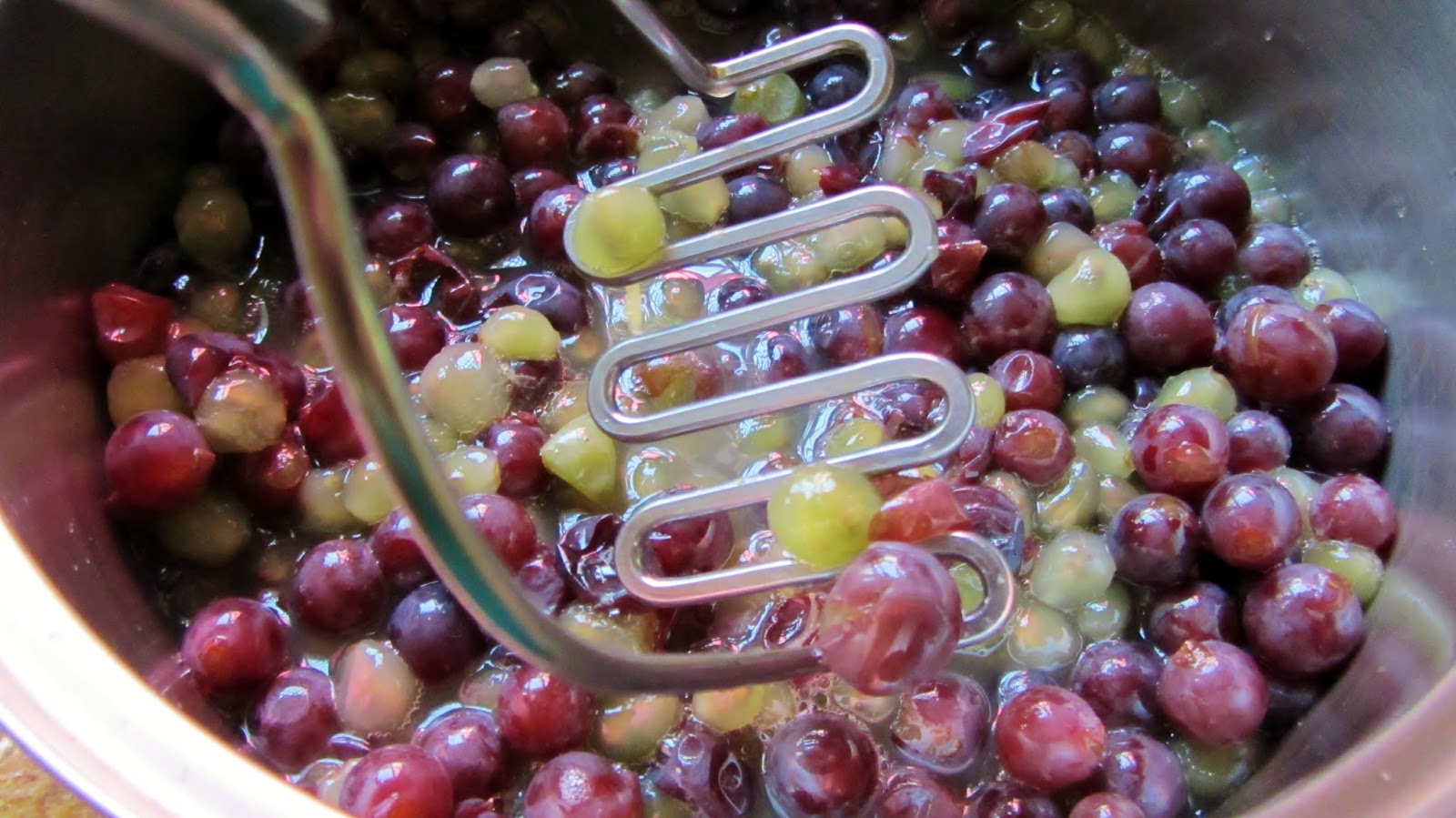 Let's eat......simple! Homemade Concord Grape Juice and the sidekick