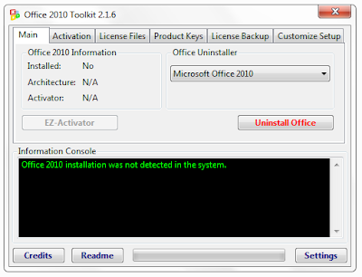 how to ms office 2010 activation