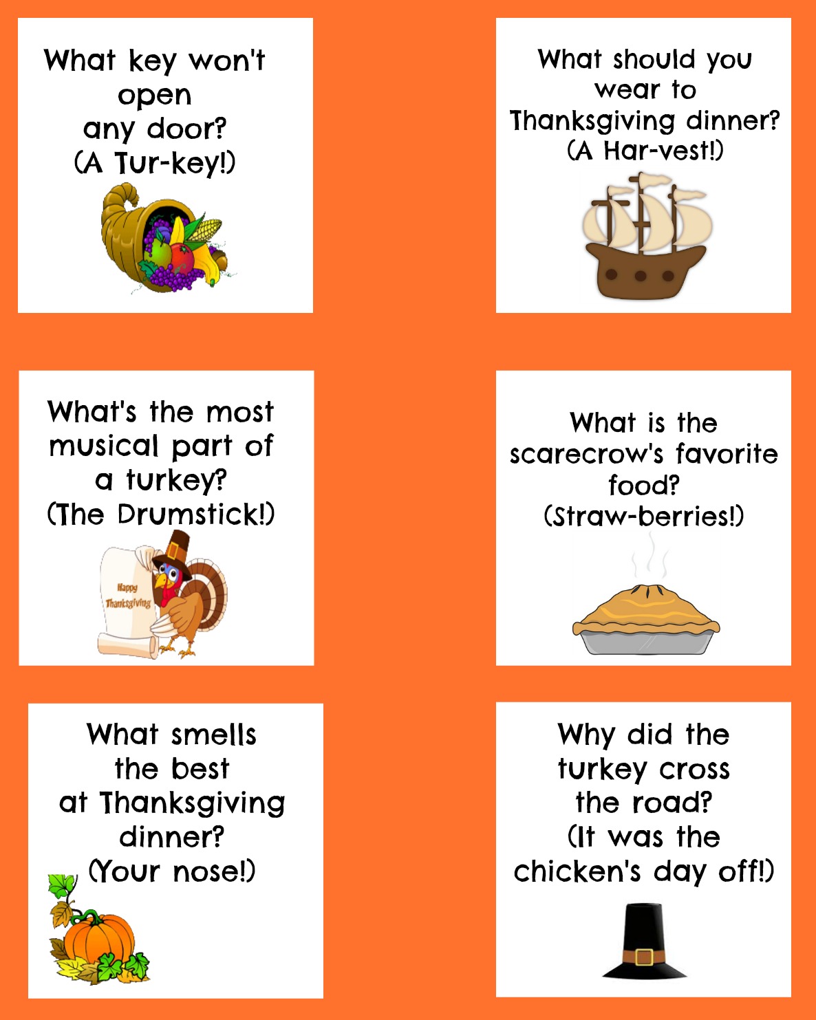 Kids’ Lunch Idea with Free Printable Thanksgiving Lunch Box Jokes