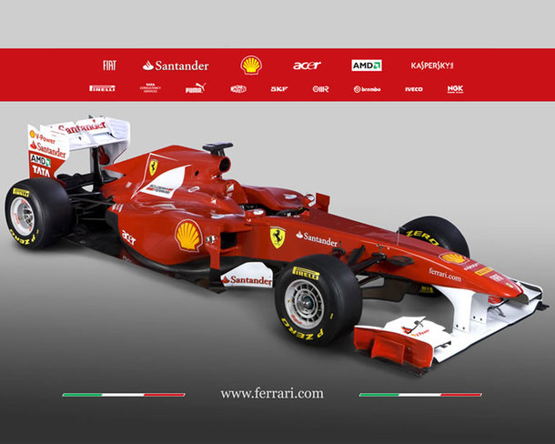 F1 Ferrari 2011 Car. Meanwhile, make the car more