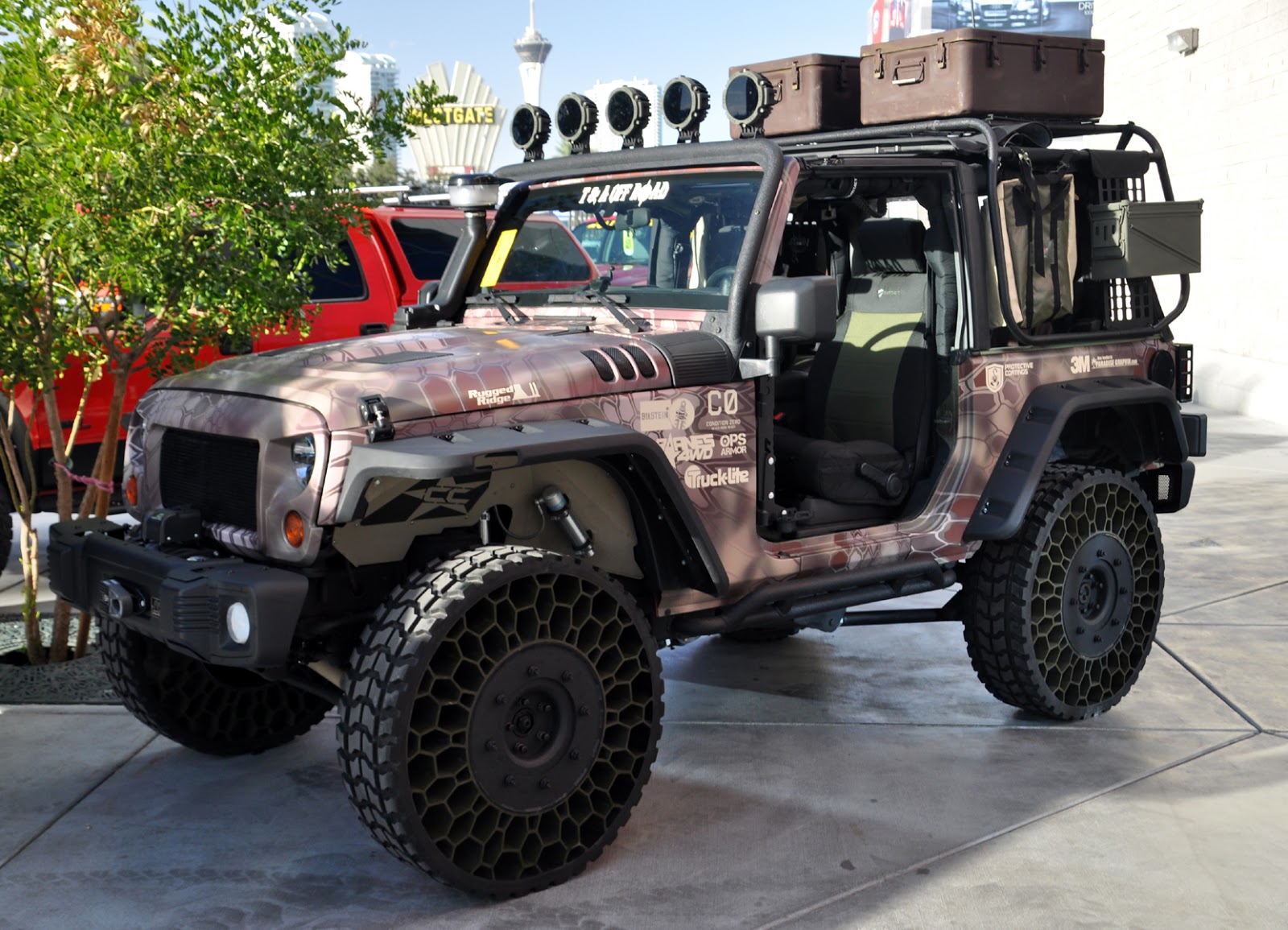 Just A Car Guy The cool Tweels are on this Jeep Wrangler