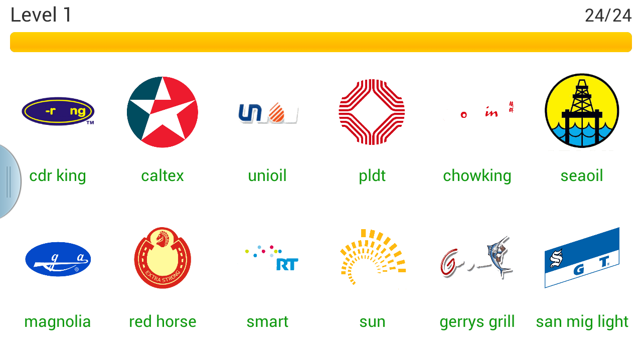 Logo Quiz Level 1 Cheat Sheet