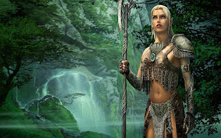 محاربات الأمازون .. قبيلة من النساء احترفت إذلال الرجال!‏ Amazon-woman+warrior+fantasy+art