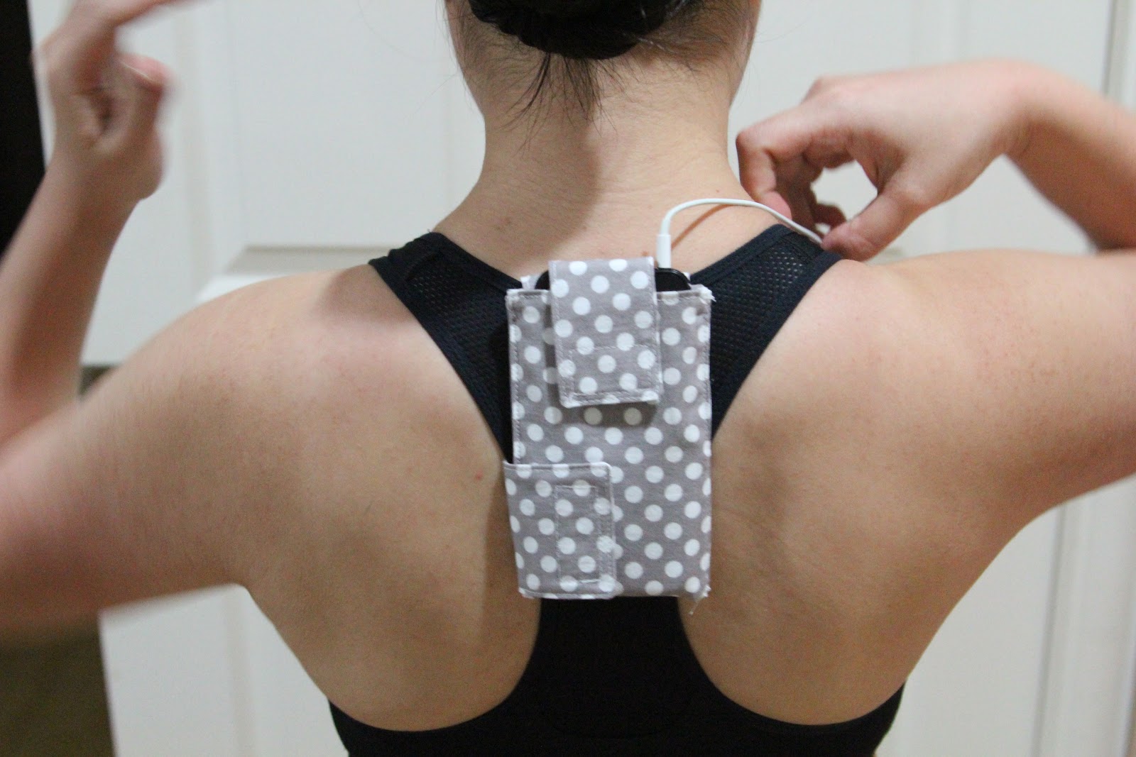 Confessions of a Domestic Goddess Sports Bra Phone Holder