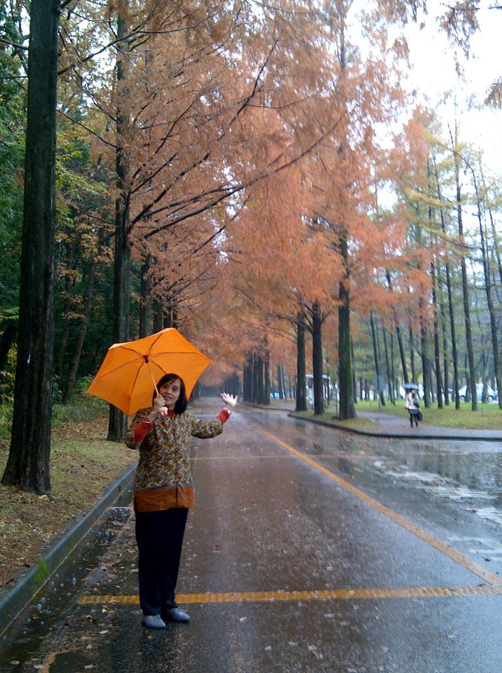 Walking in the rain at Tsukuba, Dr. Hartrisari, Dosen System Kesayangan Marissa Haque Fawzi