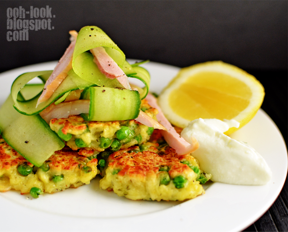 Ooh, Look... Haloumi Pea Fritters and cheese reminiscences