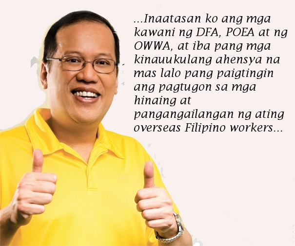 President Benigno Simeon “Noynoy” Aquino’s Inaugural Speech