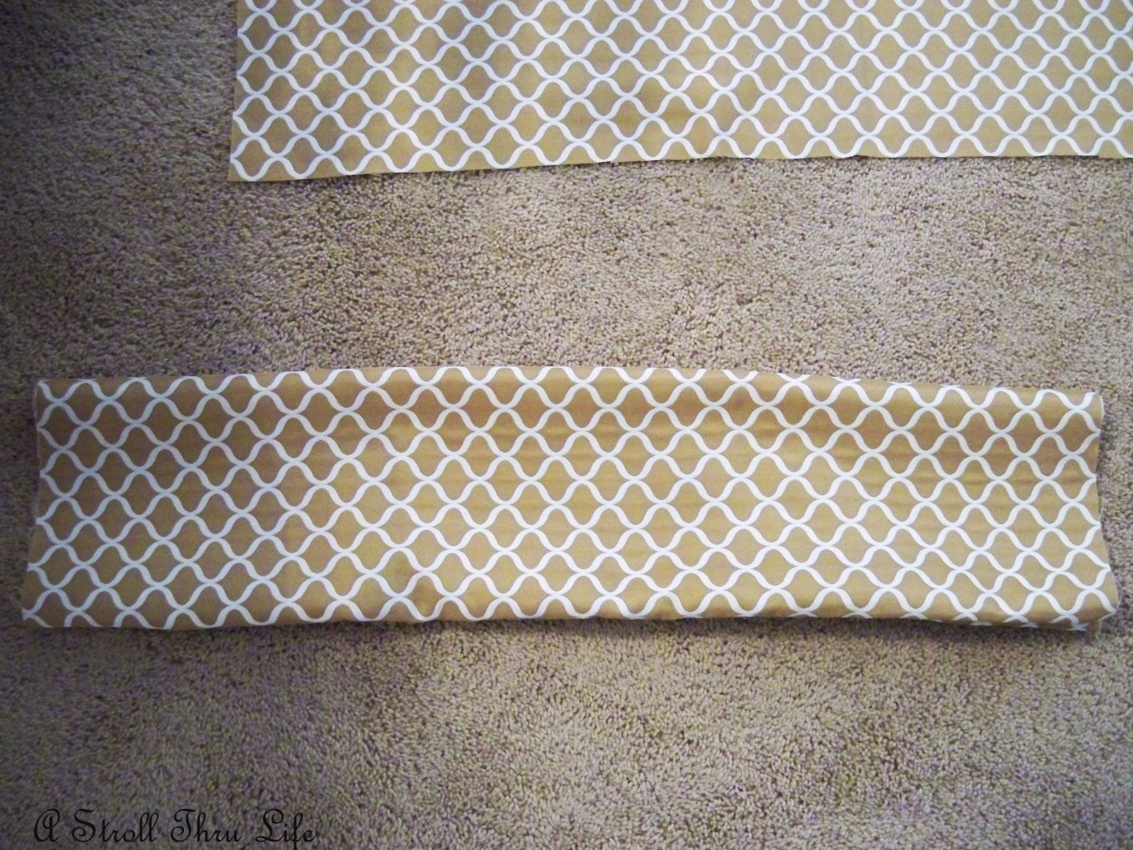 A Stroll Thru Life No Sew Jelly Roll Pillow Tutorial