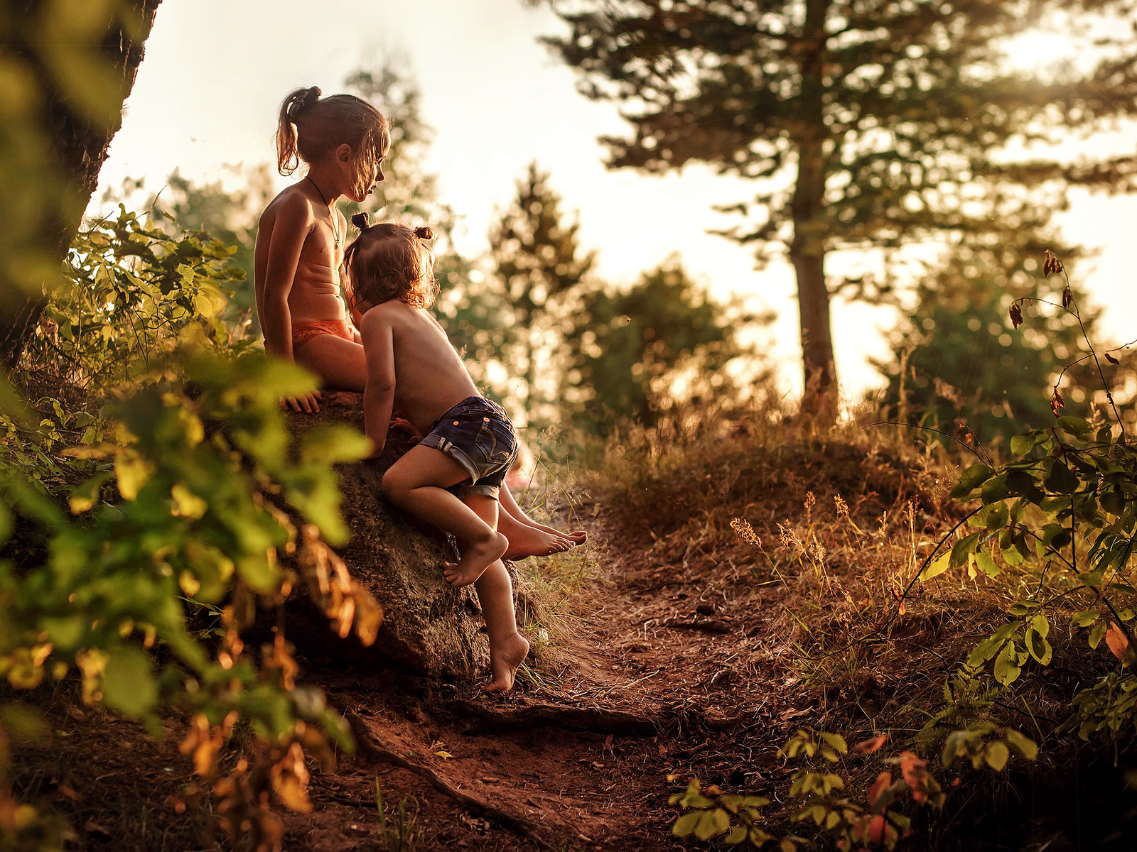 Спорт голышом на природе