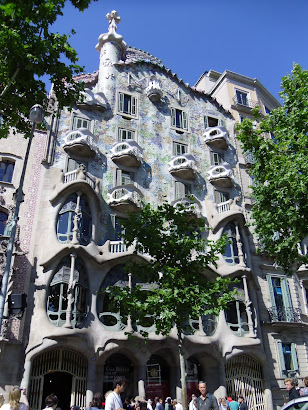 Example of Gaudi´s strange buildings