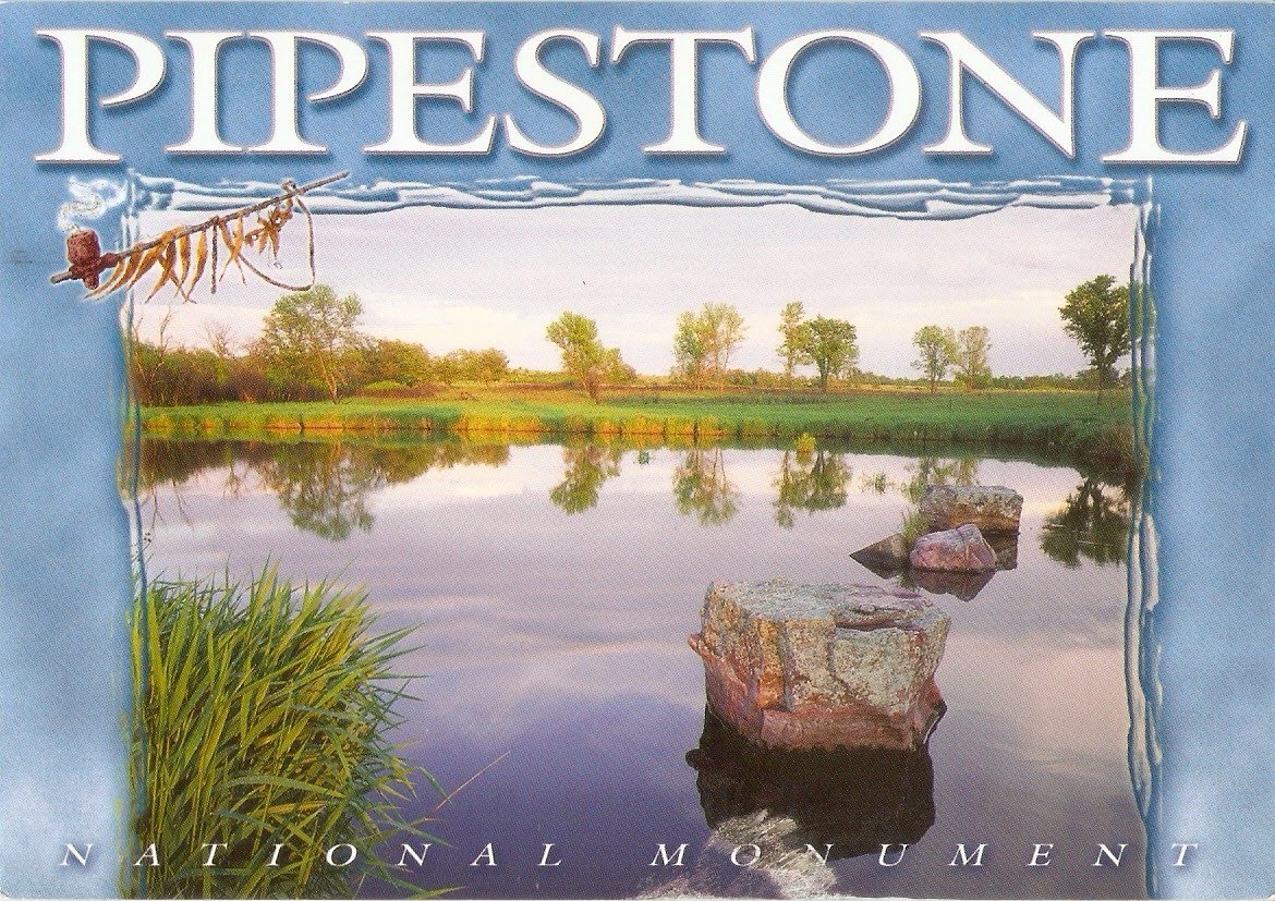 Postcard A La Carte 2 Minnesota Pipestone National Monument