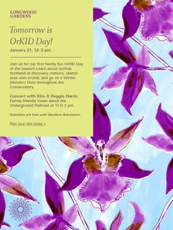 Orkid Day At Longwood Gardens In Kennett Square 1 21 13