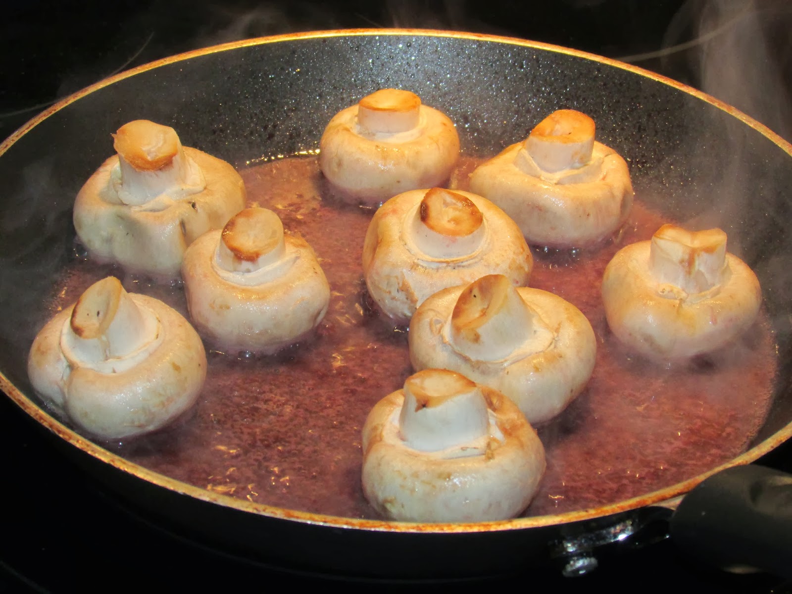 Red Wine & Garlic Mushrooms