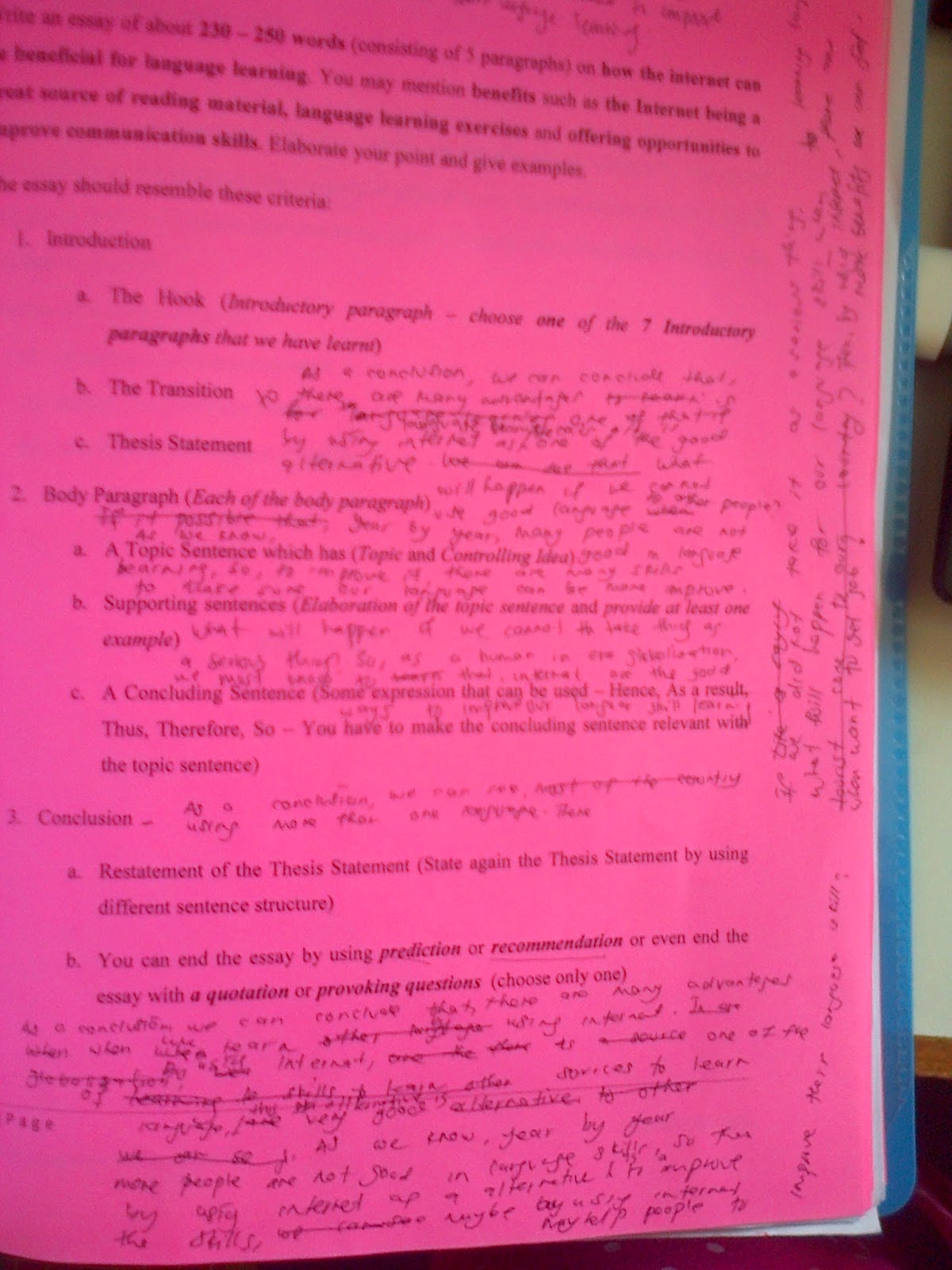 Essay 1 inch margin paper
