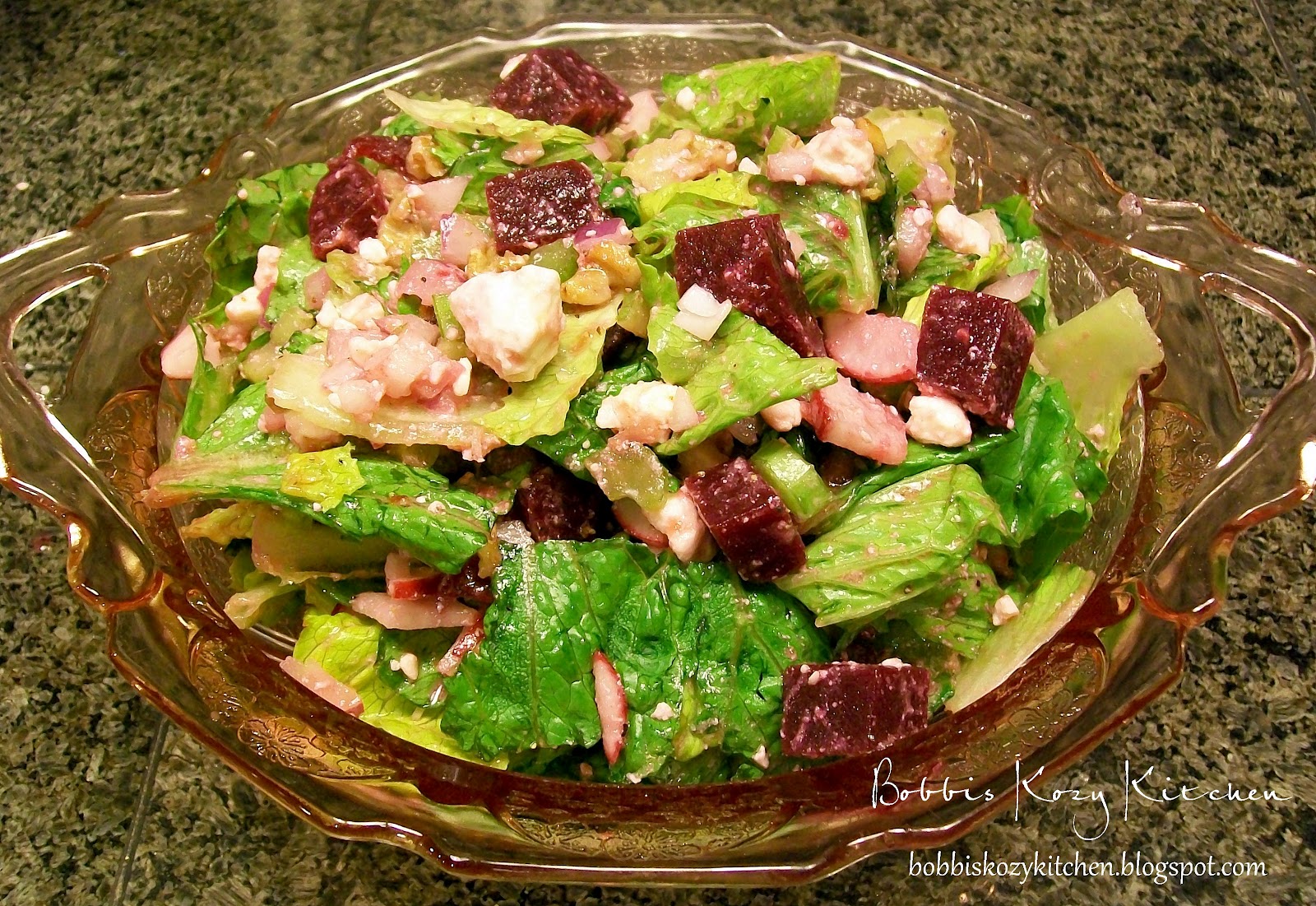 Pickled Beet Salad with Walnuts and Feta Bobbi's Kozy Kitchen