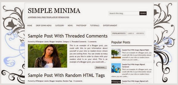 How To Get Blogger Minima Template